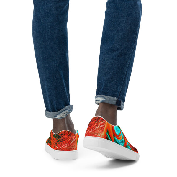 Men’s slip-on canvas shoes Qvacky Model 158F - Image 17
