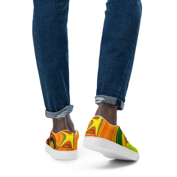 Men’s slip-on canvas shoes Qvacky Model 494F - Image 12