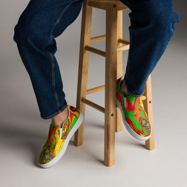 Men’s slip-on canvas shoes Qvacky Model 273F - Image 5