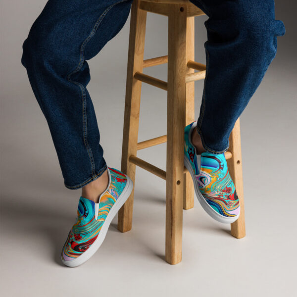 Men’s slip-on canvas shoes Qvacky Model 316F - Image 13