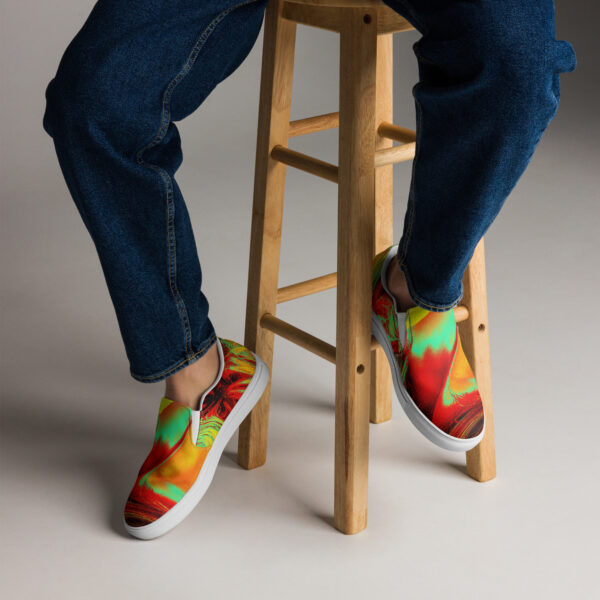Men’s slip-on canvas shoes Qvacky Model 48F - Image 5