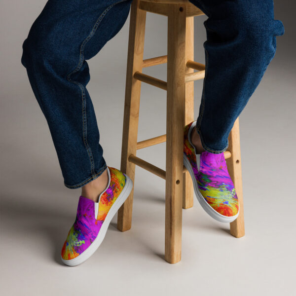Men’s slip-on canvas shoes Qvacky Model 501F - Image 9