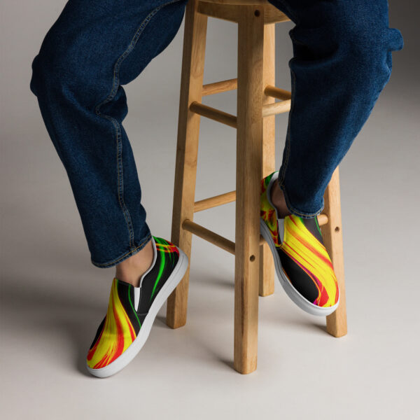Men’s slip-on canvas shoes Qvacky Model 502F - Image 9