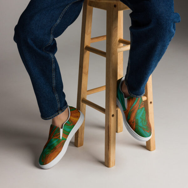Men’s slip-on canvas shoes Qvacky Model 86F - Image 2