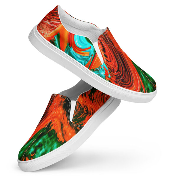 Men’s slip-on canvas shoes Qvacky Model 158F - Image 6