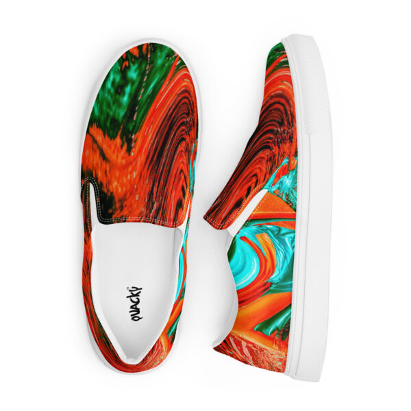 Men’s slip-on canvas shoes Qvacky Model 158F - Image 15