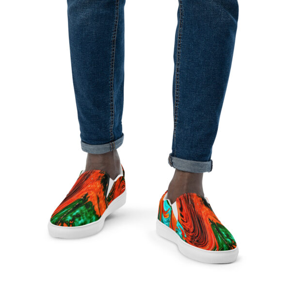 Men’s slip-on canvas shoes Qvacky Model 158F - Image 16