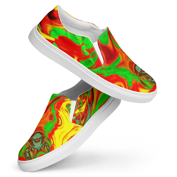 Men’s slip-on canvas shoes Qvacky Model 273F - Image 9