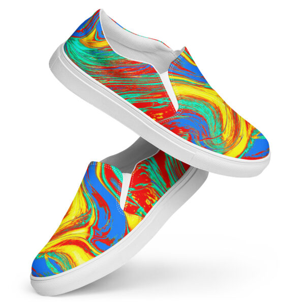 Men’s slip-on canvas shoes Qvacky Model 279F - Image 8