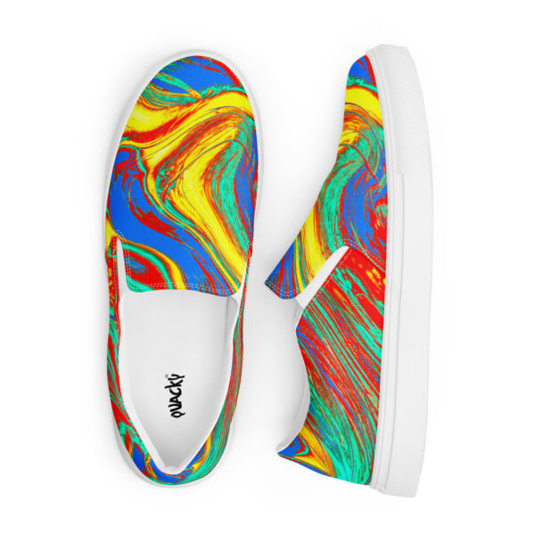 Men’s slip-on canvas shoes Qvacky Model 279F - Image 11