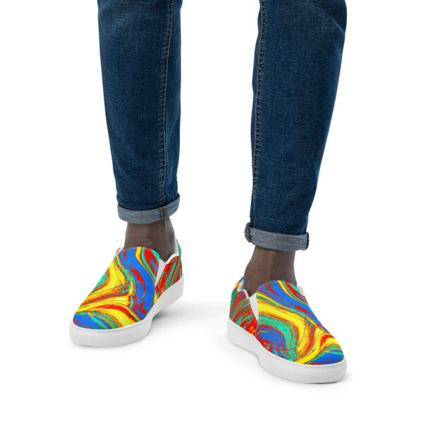 Men’s slip-on canvas shoes Qvacky Model 279F - Image 12