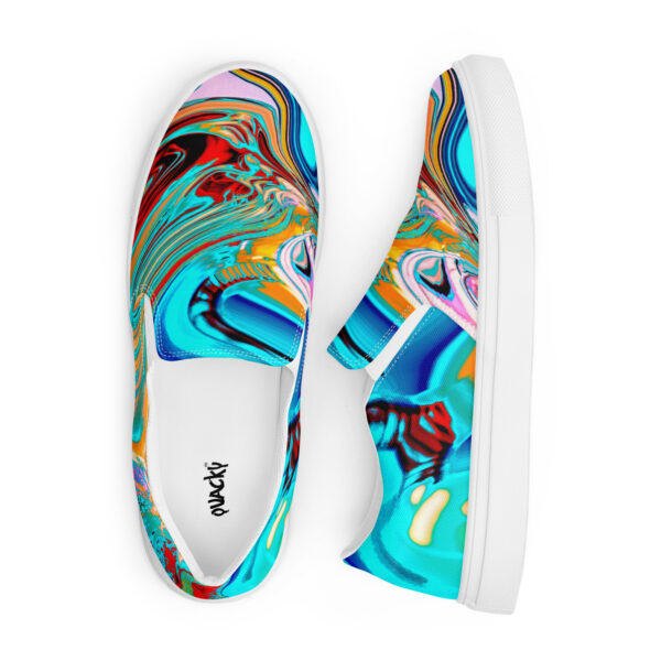 Men’s slip-on canvas shoes Qvacky Model 316F - Image 4