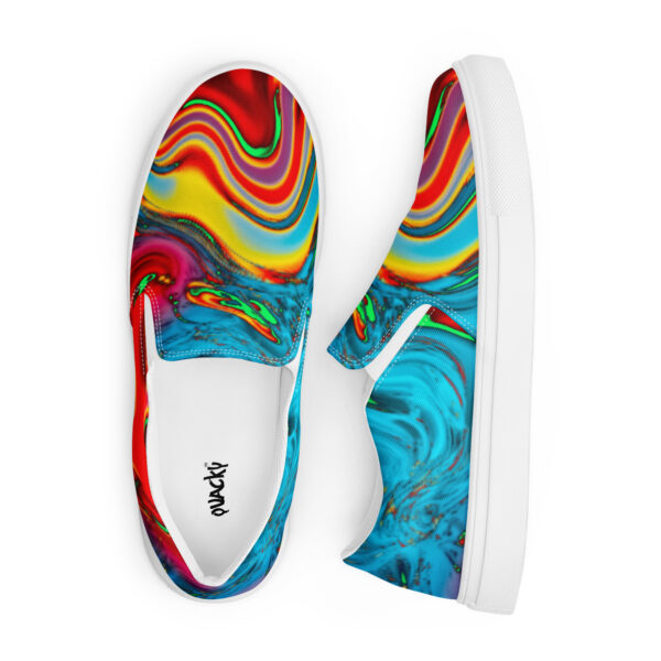 Men’s slip-on canvas shoes Qvacky Model 402F - Image 10