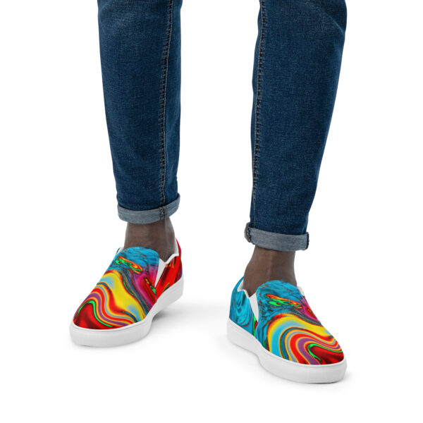 Men’s slip-on canvas shoes Qvacky Model 402F - Image 13