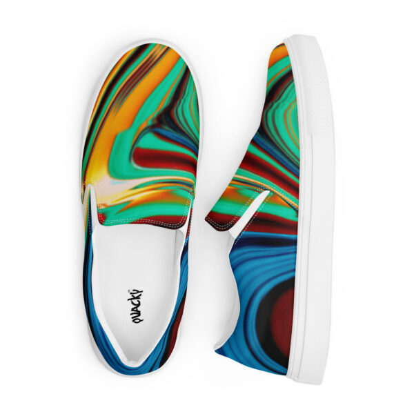 Men’s slip-on canvas shoes Qvacky Model 483F - Image 10