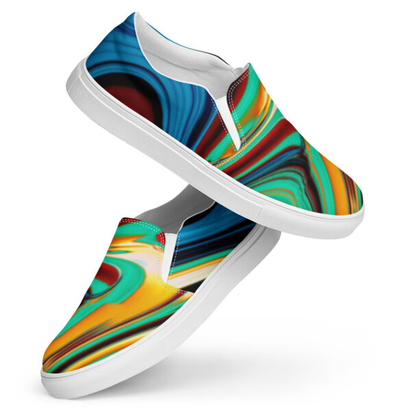 Men’s slip-on canvas shoes Qvacky Model 483F - Image 16