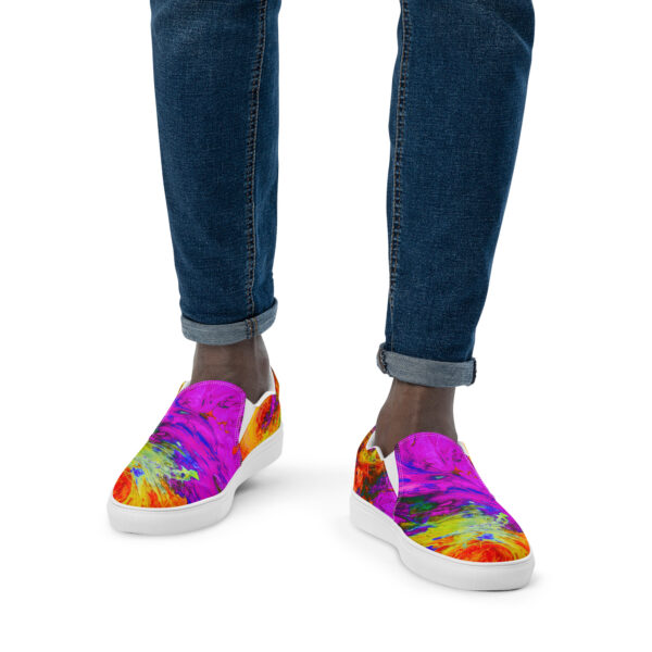Men’s slip-on canvas shoes Qvacky Model 501F - Image 14