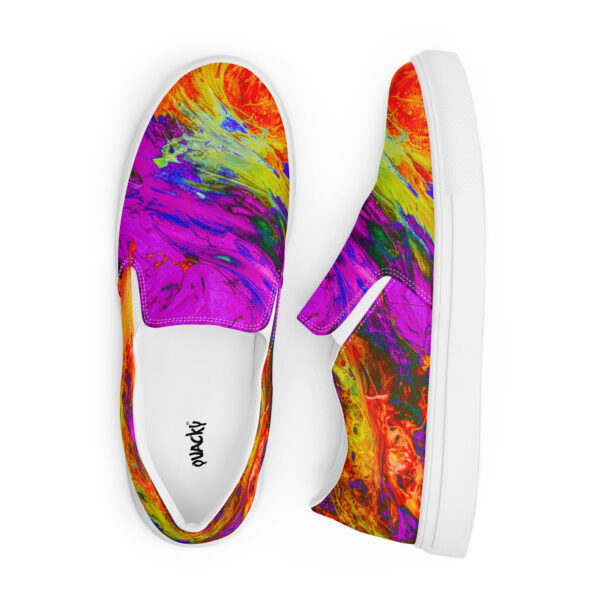 Men’s slip-on canvas shoes Qvacky Model 501F - Image 15