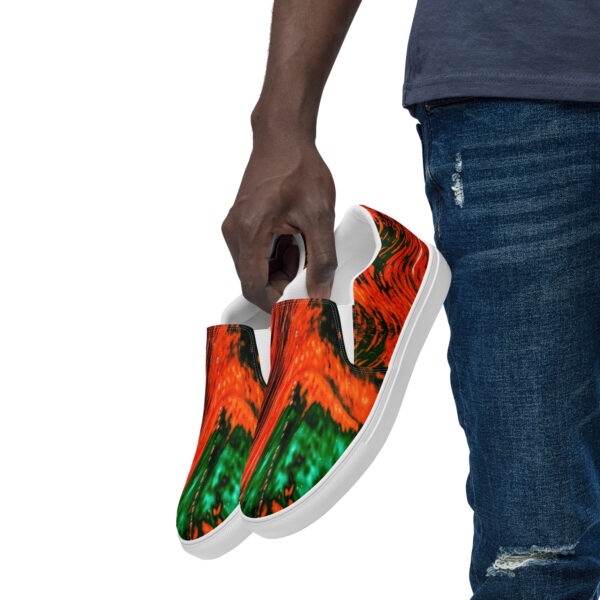 Men’s slip-on canvas shoes Qvacky Model 158F - Image 13
