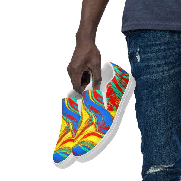 Men’s slip-on canvas shoes Qvacky Model 279F - Image 9