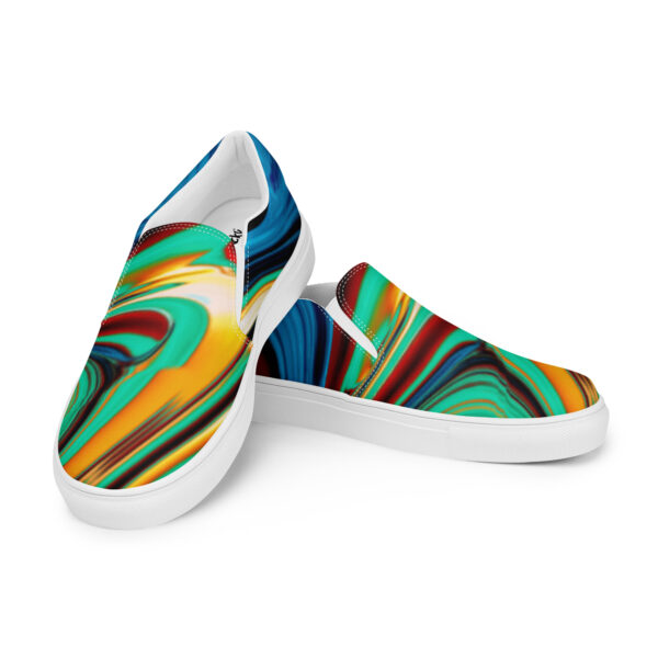 Men’s slip-on canvas shoes Qvacky Model 483F