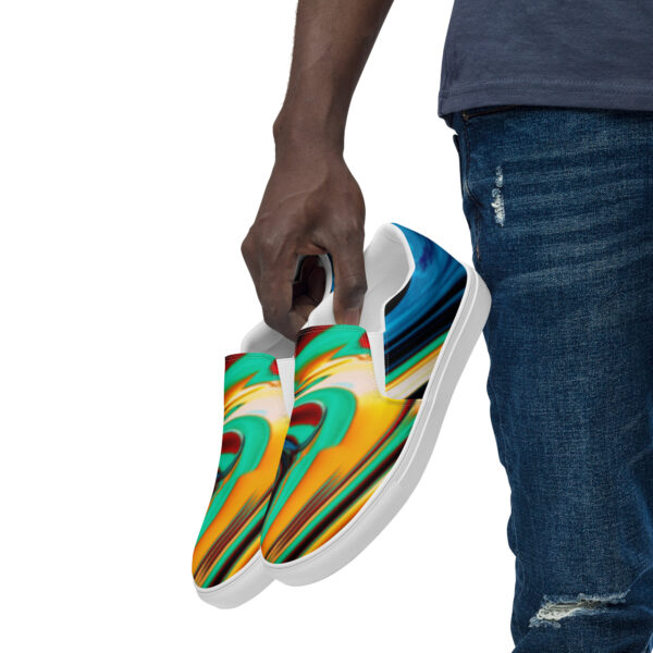 Men’s slip-on canvas shoes Qvacky Model 483F - Image 12