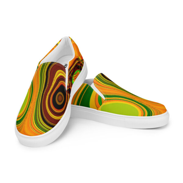 Men’s slip-on canvas shoes Qvacky Model 494F