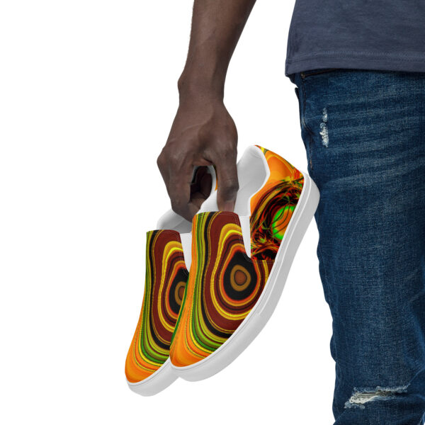 Men’s slip-on canvas shoes Qvacky Model 494F - Image 17