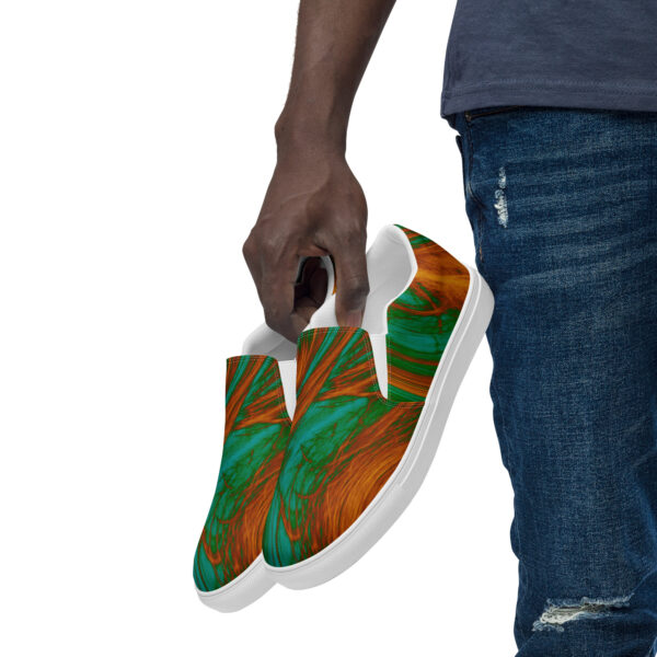 Men’s slip-on canvas shoes Qvacky Model 86F - Image 13