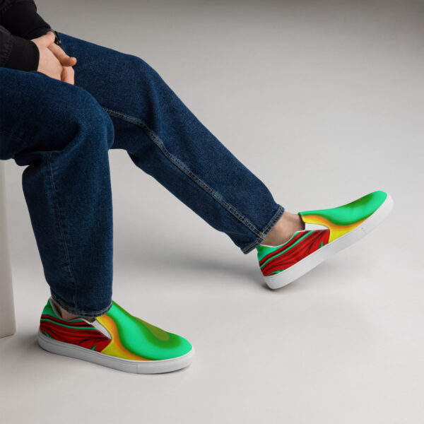 Men’s slip-on canvas shoes Qvacky Model 271F - Image 2