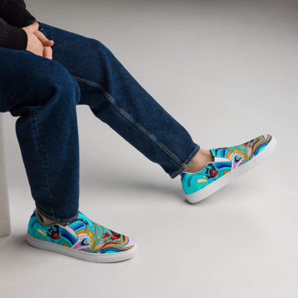 Men’s slip-on canvas shoes Qvacky Model 316F - Image 11