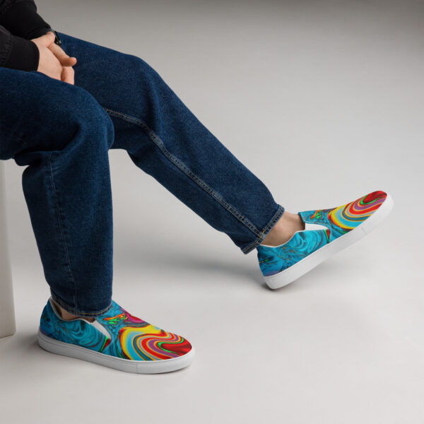 Men’s slip-on canvas shoes Qvacky Model 402F - Image 18