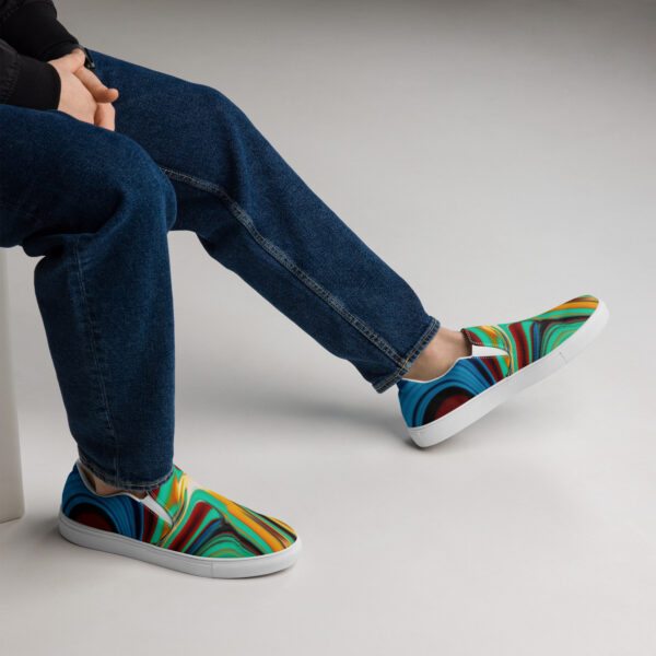 Men’s slip-on canvas shoes Qvacky Model 483F - Image 5