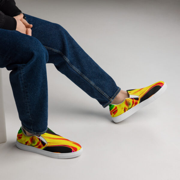 Men’s slip-on canvas shoes Qvacky Model 502F - Image 2
