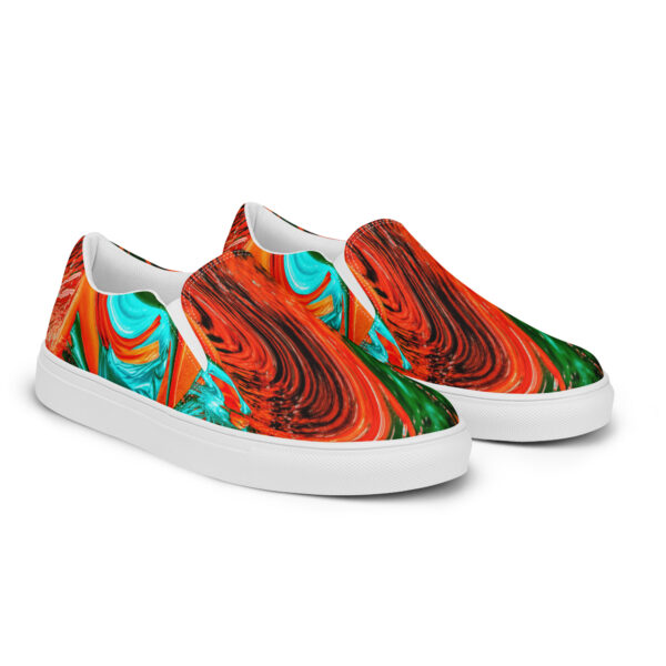 Men’s slip-on canvas shoes Qvacky Model 158F - Image 5