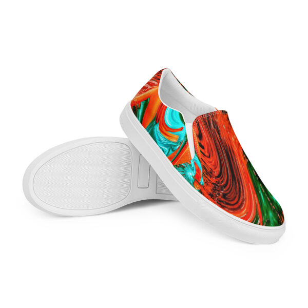 Men’s slip-on canvas shoes Qvacky Model 158F - Image 19