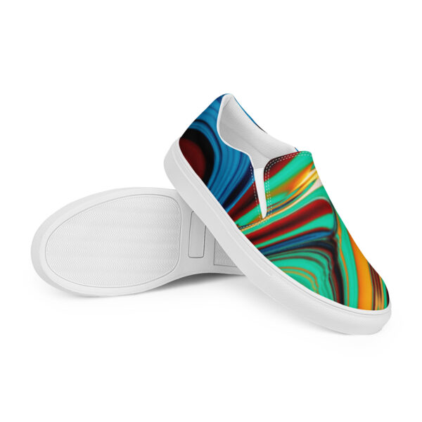 Men’s slip-on canvas shoes Qvacky Model 483F - Image 19