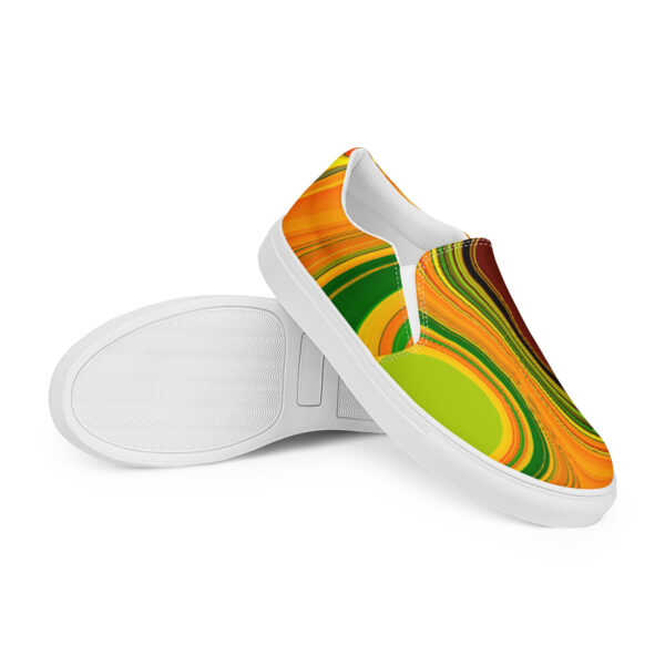 Men’s slip-on canvas shoes Qvacky Model 494F - Image 19