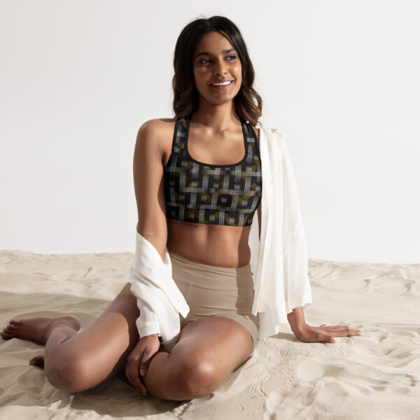 Padded Sports Bra Qvacky Model 549F - Image 2