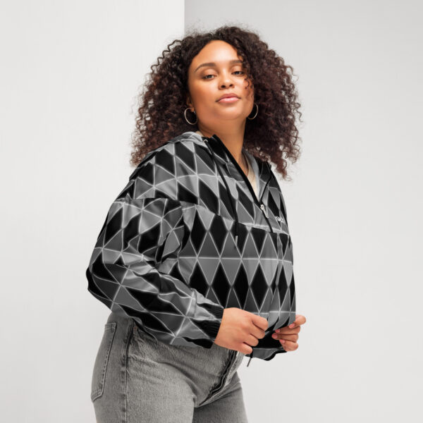 Women’s cropped windbreaker Qvacky Model 543F - Image 3