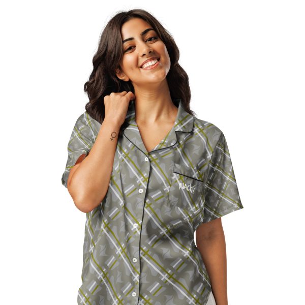 Women’s short sleeve pajama top Qvacky Model 537CF