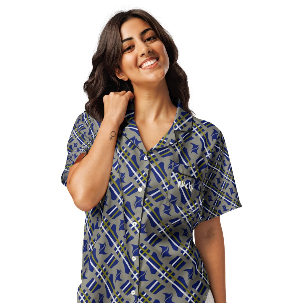 all-over-print-womens-short-sleeve-pajama-top-black-front-2-67c6cace5afa8