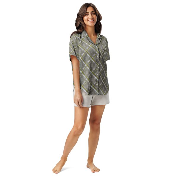Women’s short sleeve pajama top Qvacky Model 537CF - Image 11