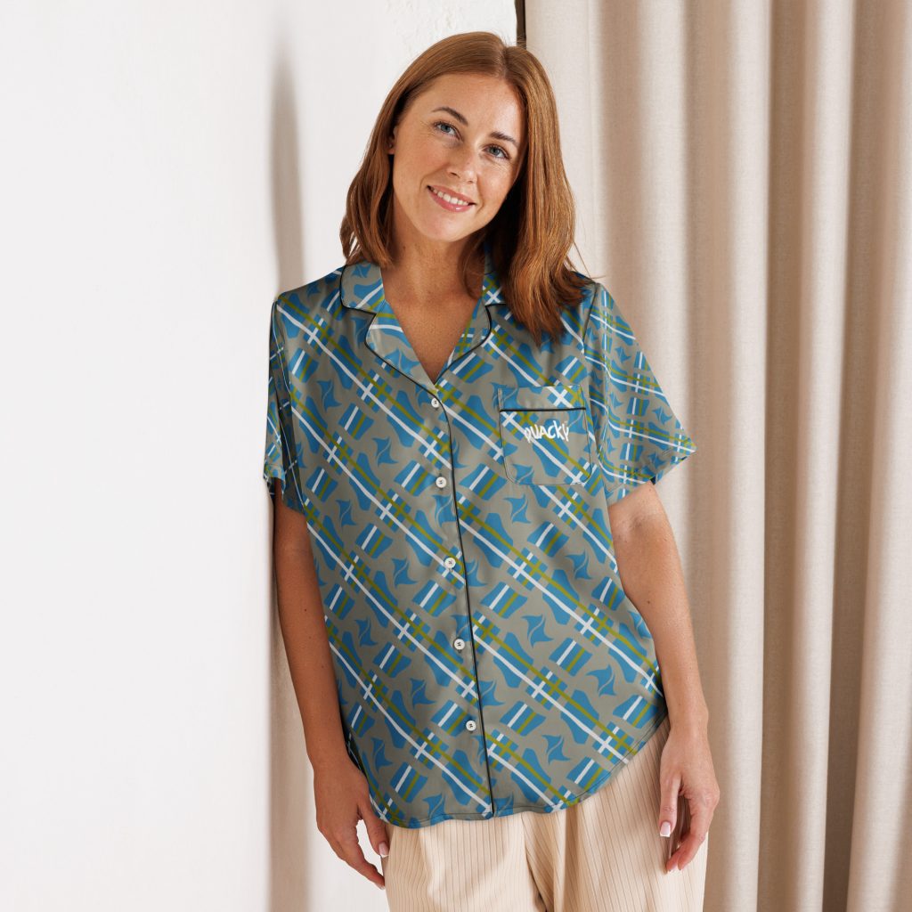 all-over-print-womens-short-sleeve-pajama-top-black-front-2-67c6cec60e09c