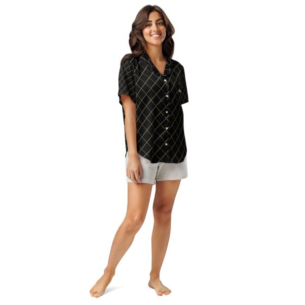 Women’s short sleeve pajama top Qvacky Model 538F - Image 11