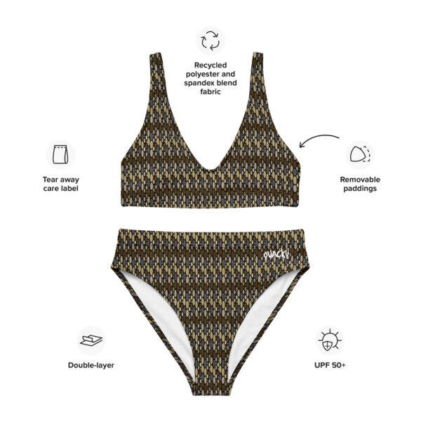 High-waisted bikini Qvacky Model 554F - Image 7