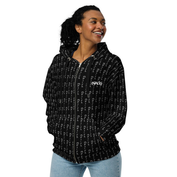 Unisex zip hoodie Qvacky Model 550F