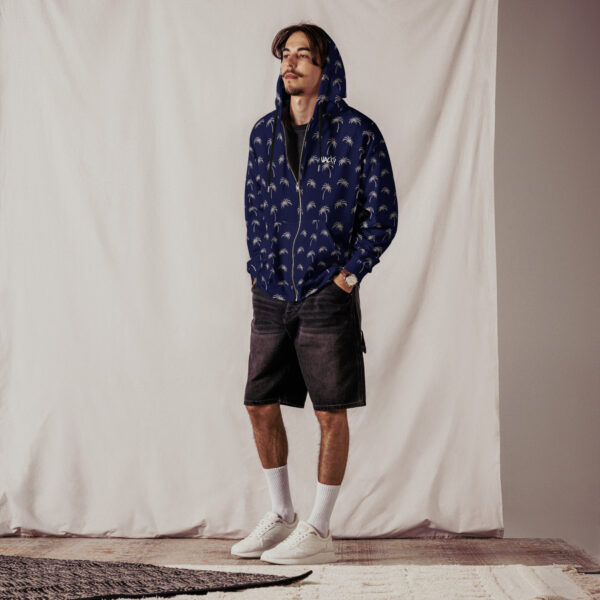 Unisex zip hoodie Qvacky Model 553CF - Image 3