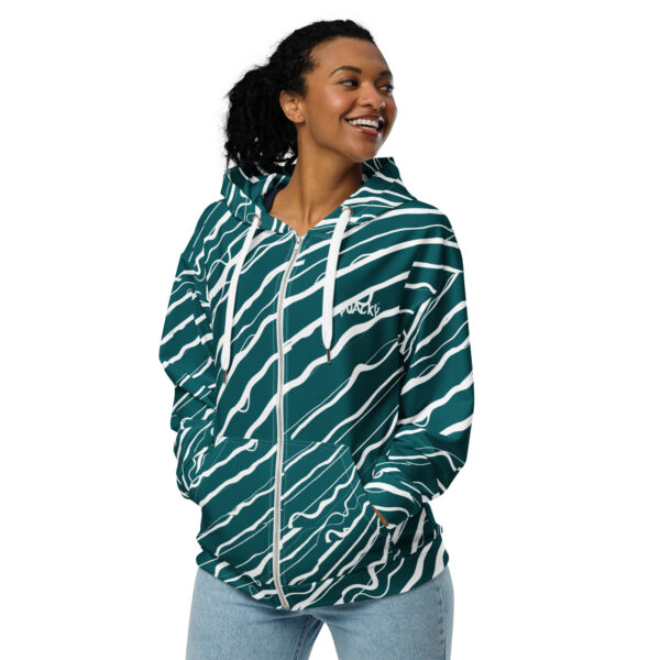 Unisex zip hoodie Qvacky Model 556DF