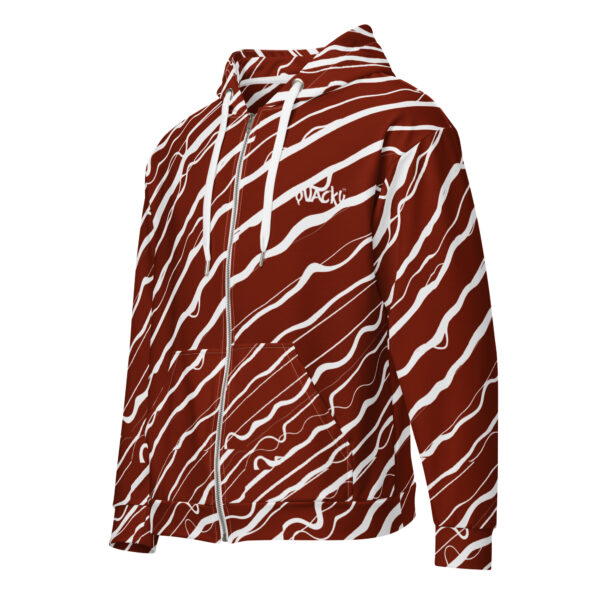 Unisex zip hoodie Qvacky Model 556CF - Image 3